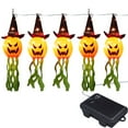 thumbnail image 3 of Halloween Pumpkin Light LED Ghost Horrific Themed Light Battery Operated String Lights Bright Fun Halloween Decoration Light, 3 of 9