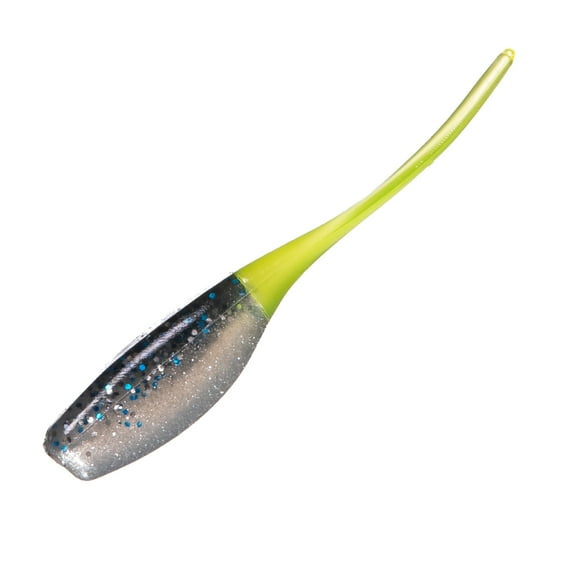 Arkie Lures 2 inch Sexee Tail Shad Soft Fishing Lure,Color Blue Grass