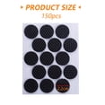 thumbnail image 2 of Non Slip Furniture Pads, 10 Sheets Rubber Furniture Stoppers for Furniture to Prevent Sliding, Non Slip Furniture Feet Grippers, Chair Leg Floor Protector, Anti Skid Pads for Furniture22MM, 2 of 5
