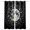 Black, variant on Black Grey Moon Kitchen Curtains Modern Abstract Minimalist Stars Artwork Cafe Short Curtains for Bathroom Blackout Window Curtain Small Window Tier Drapes for Bedroom Living Room 27.5"x39"x2