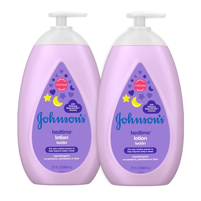 Loción hidratante para bebés Johnson's Bedtime con aceite de coco, 800 ml