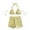 Yellow*, variant on RUTAYY Women's Bikini Sets Solid Color Tankini Swimwear with Shorts 2 Piece Bathing Swimming Water Sport Swimsuit