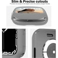 thumbnail image 2 of KOMI Compatible with Apple Watch Bumper Case 42mm Series 3 2 Soft Flexible TPU Thin Lightweight Protective Cover for iWatch [NO Front Screen Protector], 2 of 5