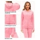 thumbnail image 5 of Dolcevida Chándal de terciopelo para mujer Conjunto de pantalones deportivos cálidos Conjunto de sudadera con capucha y pantalón deportivo Traje de jogging de terciopelo (Rosa XL), 5 of 5