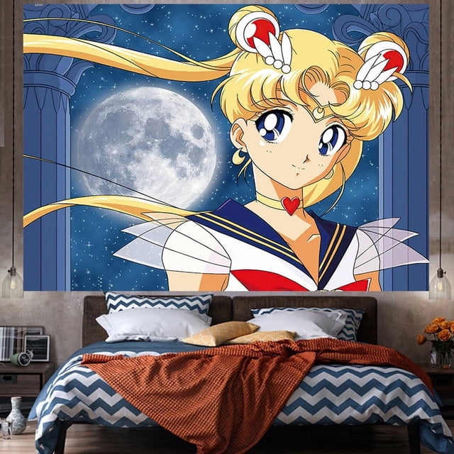 Tapiz para colgar en la pared Sailors Moons Tsukinos Usagis Anime