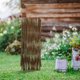 thumbnail image 3 of Valla de jardín, cercas, enredaderas, decoración para exteriores, enrejado de pino con flores artificiales, jardín escalable de madera, 3 of 6