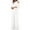 White, variant on Womens Jumpsuits Summer Womens Fashion Wide Leg Pants Solid Short Sleeve V-Neck Tops Jumpsuits White XL