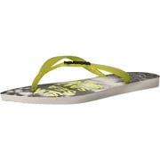 Havaianas Womens Slim Paisage Sandals 4132614 White Yellow 41 42
