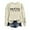 Beige, variant on Women's Christian Graphic Crewneck Sweatshirt – God Is Still Writing Your Story Drop Shoulder Pullover Top for Daily Wear & Fall