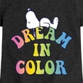 thumbnail image 3 of Peanuts - Dream In Color - Toddler & Youth Girls Short Sleeve Graphic T-Shirt, 3 of 6