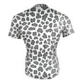 thumbnail image 4 of joogoo Gray Leopard Men's Cycling Jerseys Mountain Bike Short Sleeve Tops XL, 4 of 7