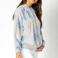 thumbnail image 5 of UAMVSH Hoodies for Women Long Sleeve Drawstring Tie Dye Pullover Tops Casual Loose Sweatshirt Fall Fashion, 5 of 7