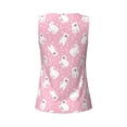thumbnail image 5 of Lsque Pink Cartoon Bear Printed Workout Tank Tops for Women, Athletic Sports Tank Tops, Compression Sleeveless Dry Fit Shirts,Sleeveless Yoga Shirt-Small, 5 of 9