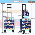 thumbnail image 3 of Set de equipaje Weewooday Kids, maleta de 18 pulgadas con mochila, 3 of 6