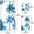 thumbnail image 3 of Dreamtimes 3 PCS Towel Watercolour Palm Trees Cotton Bath Towel Set (1 Bath Towel, 1 Hand Towel, 1 Washcloth) for Bathroom, Super Soft and Quick Dry Towels, 3 of 7