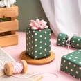 thumbnail image 4 of Minirollo de papel de regalo WRAPAHOLIC, 43 x 10 m, color verde y rosa, 4 of 7
