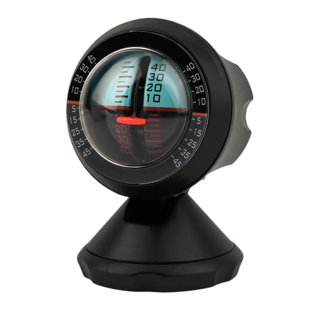 Automóvil Vehículo Inclinómetro Medidor De Pendiente Gradiente Alta Precisión Car Brújula Inclinómetro Ángulo Panel De Instrumentos Medidor De Pendiente Automático Nivel Vogacara VI009746-00
