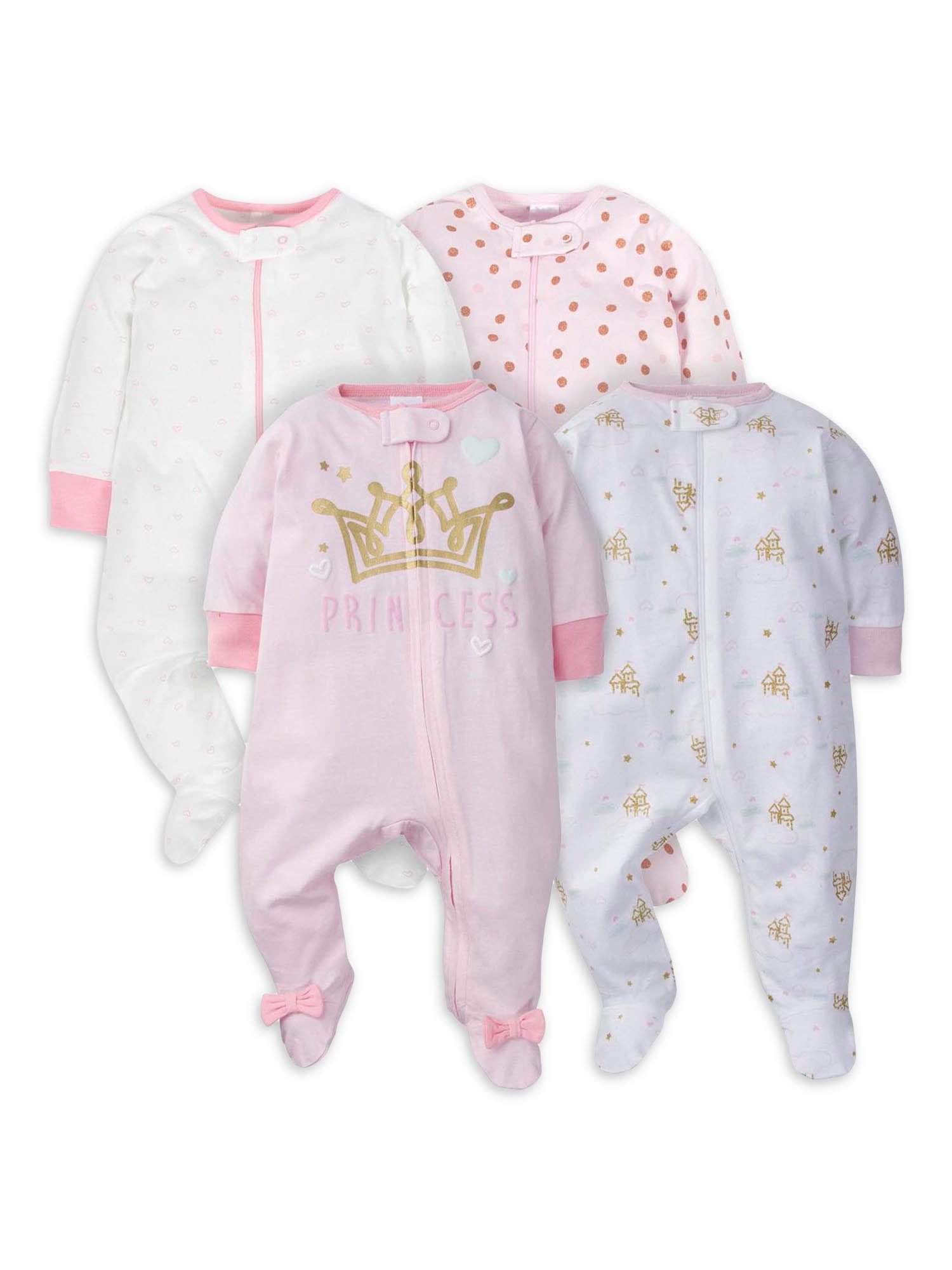 Baby Mothercare Sleep Suit with Baby Vest 2 PCS Set Giraffe 