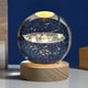 thumbnail image 4 of Glowing Planetary Astronaut Crystal Night Lights USB Power Warm/RGB Bedside Light Kid Gift Night Lamp, 4 of 5