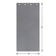 thumbnail image 5 of Mainstays Gray Solid Blackout Grommet Single Curtain Panel, 30" W x 63" L, 5 of 10