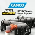 thumbnail image 2 of Camco Sidewinder 30-Foot RV Sewer Hose Support - Black, Plastic (43061), 2 of 7