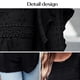 thumbnail image 4 of Ropa de mujer Babydoll Top Blusa de cuello redondo Camisas, Top casual de manga larga con temperamento, S-XL, 4 of 6