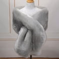 thumbnail image 4 of Women Shawl Decoration Solid Color Chic Coldproof Long Style Shawl, 4 of 4