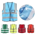 thumbnail image 5 of Safety Vest Reflective High Visibility Vest with Pockets & Zipper Construction, 5 of 5