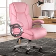 thumbnail image 3 of Waleaf Heavy Duty Big and Tall Office Chair 500lbs with Adjustable Lumbar Support,High Back Office Chair for Adults, 3 of 7
