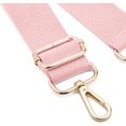 thumbnail image 4 of correa ancha para bolso de hombro, correa de repuesto ajustable con ganchos giratorios de metal (negro)-rosa- Computadora Computadora Computadora portátil, 4 of 5