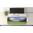 thumbnail image 2 of Nature Computer Mouse Pad, Picturesque Mountain with Rural Road View of Italian Old Country Modern Print, Rectangle Non-Slip Rubber Mousepad Large, 31" x 12" Gaming Size, Evergreen Blue, by Ambesonne, 2 of 2