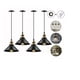thumbnail image 1 of Lámparas De Techo Industrial Base E26 E27 Colgantes 4 Piezas Elek 4 lamp, 1 of 4