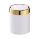 thumbnail image 1 of Este mini cubo de basura tiene un diseño especial para uso sobre el escritorio, puedes usarlo para almacenar restos de snacks, cosméticos y de cocina., 1 of 4