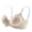 Beige, variant on Push up Bras for Women Wireless Supportive Full Coverage Anti-Sagging Bra Sports Bralettes Red 36