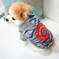 thumbnail image 6 of Pet Clothing Color Stitching Cat Print Clothes Pet Clothes Dog Coat Shirt Winter Sweatshirt Clothes for Dogs Boys for Winter Small Dogs Clothes for Winter Girl Dog Clothes Winter Coats Med Dog Cl, 6 of 7