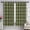 Green and Black, variant on Red and Green Checkered Pattern Blackout Curtains,Triple Weaved Fabric,Thermal Insulated,Room Darkening,Grommet Top,2 Panels,42x45in(107x114cm)