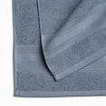 thumbnail image 2 of hometrends Solid 100% Cotton Bath Towel, 1 Piece, 550 GSM, Highly Absorbent & Soft Bathroom Towel, Light Navy, 2 of 3