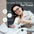 thumbnail image 6 of Momcozy Baby Bottle Warmer Portable Milk Warmer for Breast Milk & Water, Portable Bottle Warmer with Fast Heating, 6 of 11