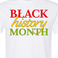 thumbnail image 4 of Inktastic Black History Month Red, Green, Yellow T-Shirt, 4 of 5