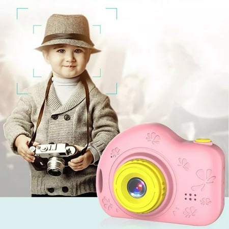 Image of Pretxorve Digital Camera for Kids Kids Digital Camera Puzzle Can Make Video Games Sports Cameras Photography Toys and Gifts Pink