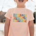 thumbnail image 3 of Threenager Groovy Adorable 3rd Birthday Shirt for Infant Baby Toddler Girls and Boys Third Birthday Outfit Vintage Royal Shirt 5-6, 3 of 3