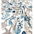 thumbnail image 3 of Manta polar de felpa VCNY Home Coastal, 127 x 178 cm, azul y gris, 3 of 5