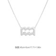 thumbnail image 1 of Constellation Theme Friendship Necklace Creative Comfortable Ins Exquisite Durable Rust-proof Lightweight Fashion Accessory Aquarius Silver, 1 of 6
