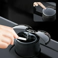 thumbnail image 3 of HBYJLZYG Ash Tray Car Ashtray With Lid Infrared Metal Intelligent Ashtray, 3 of 9