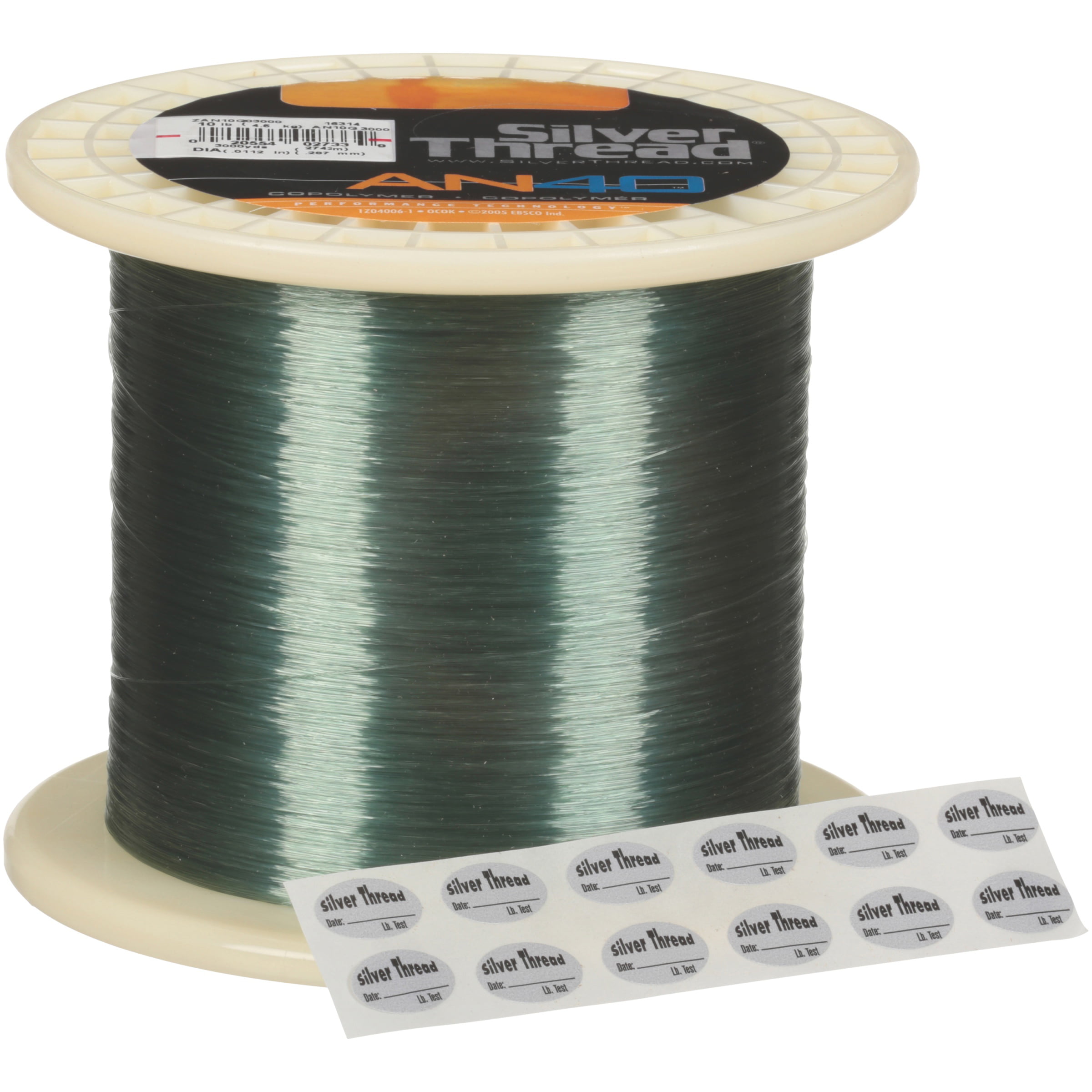 Silver Thread An40 Silver 300yd 10lb Fish Fishing Line for sale online 