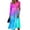Sky Blue, variant on Women's Summer Maxi Dress V Neck Vintage Long Sleeve Work Casual Dress Elegant Formal Wrap Dress