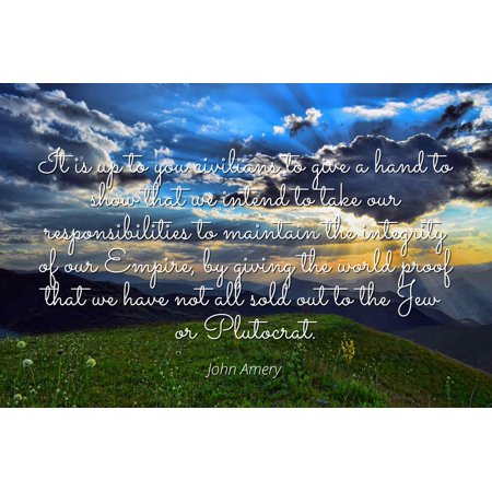 upc 695887716863 - john amery - famous quotes laminated poster