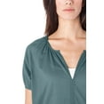 thumbnail image 3 of Short Sleeve Cotton Henley Top, 3 of 3