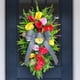 thumbnail image 5 of Guirnaldas de flores simuladas para puerta con corona floral y lazo grande creativo para puerta de entrada con flores colgantes, decoraciones para árboles, anillo de hierba, 5 of 9