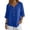 449#Navy, variant on Linen Tops for Women Summer Work Shirts Trendy Button Down V Neck Boho Clothes Spring Tops for Women 2026 Hot Pink L
